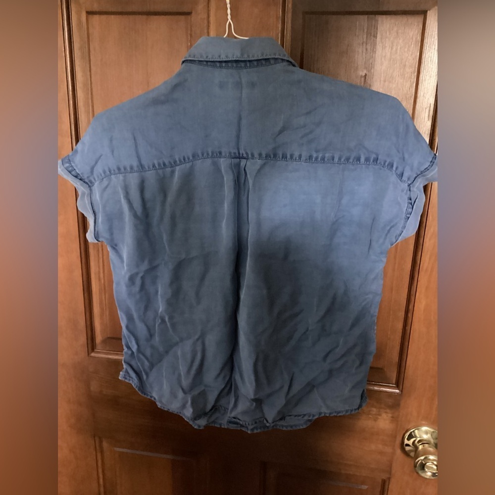 Banana Republic Blue Denim Shirt - Picture 2 of 3